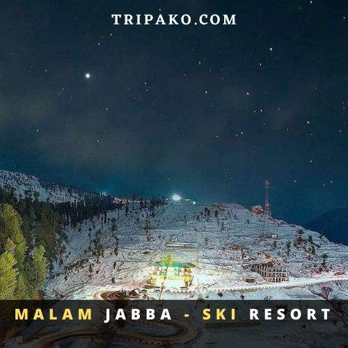 Night View At Ski resort